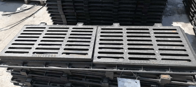 张家川球墨铸铁连体双篦展示